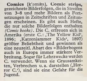 Comics in Brokhaus 1958